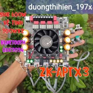 Mạch khuếch đại âm thanh 2.1 Wuzhi ZK-ST21, ZK-APTX1, ZK-APTX2, ZK-APTX3 sử dụng bluetooth QCC3034 chất lượng cao