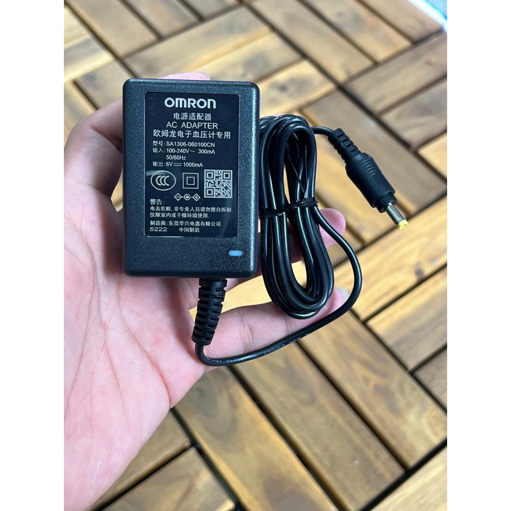 Adapter nguồn omron DC 6V 1000ma chân 4.0*1.7mm (6v1a)