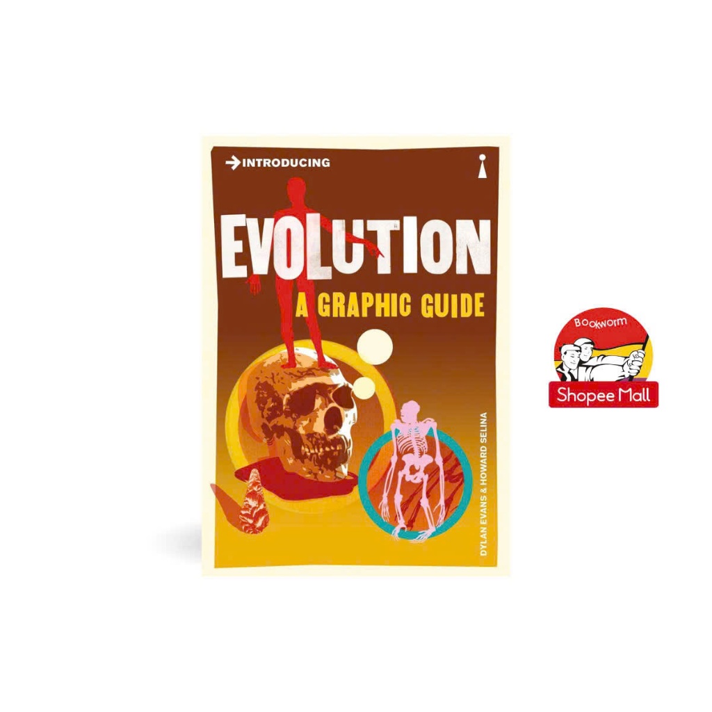 Sách - Introducing Evolution A Graphic Guide by Dylan Evans - Icon Books Graphic Guide Series