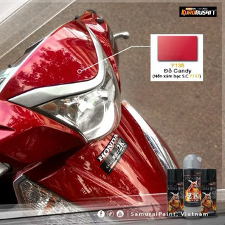 SƠN SAMURAI MÀU ĐỎ CANDY Y138 - ĐỎ KẸO CỰC ĐẸP