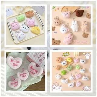 Móc khoá gấu bông cute treo balo cặp sách ml01