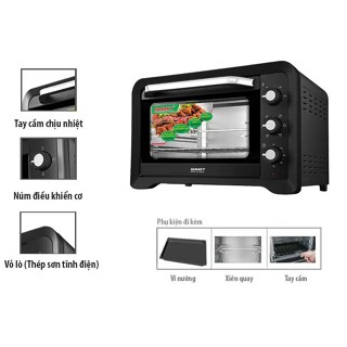 Lò nướng Sanaky VH-809S2D/N2D 80 lít-Lò Nướng SANAKY 💝FREESHIP💝 Giảm 20K Khi Nhập [KHANKM20K]