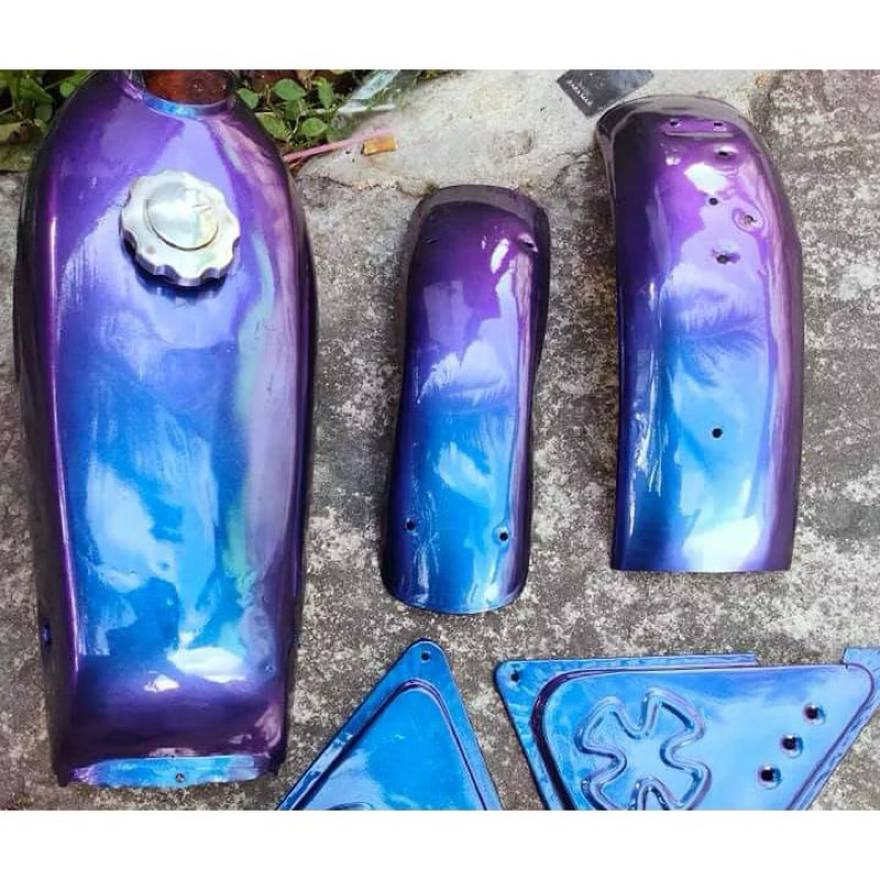 [COMBO] SƠN SAMURAI MÀU 3D XANH TÍM T901