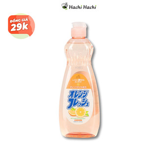 Nước rửa chén trung tính hương cam Rocket 600g - Hachi Hachi Japan Shop