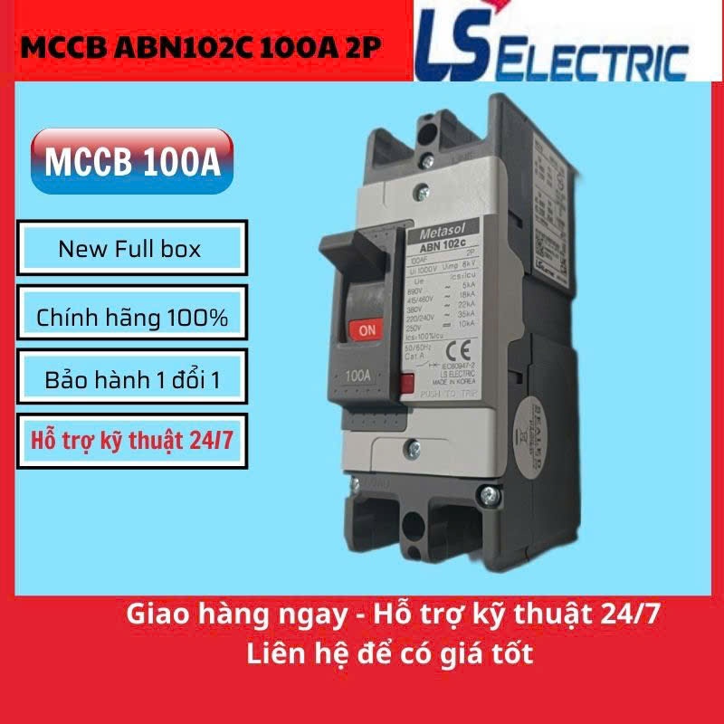 MCCB LS ABN102c 100A 2P 35kA