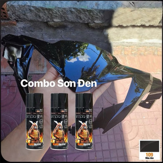 COMBO SƠN SAMURAI ĐEN BÓNG 109- LÓT UCH210 PHỦ 2K01 GIÁ TỐT