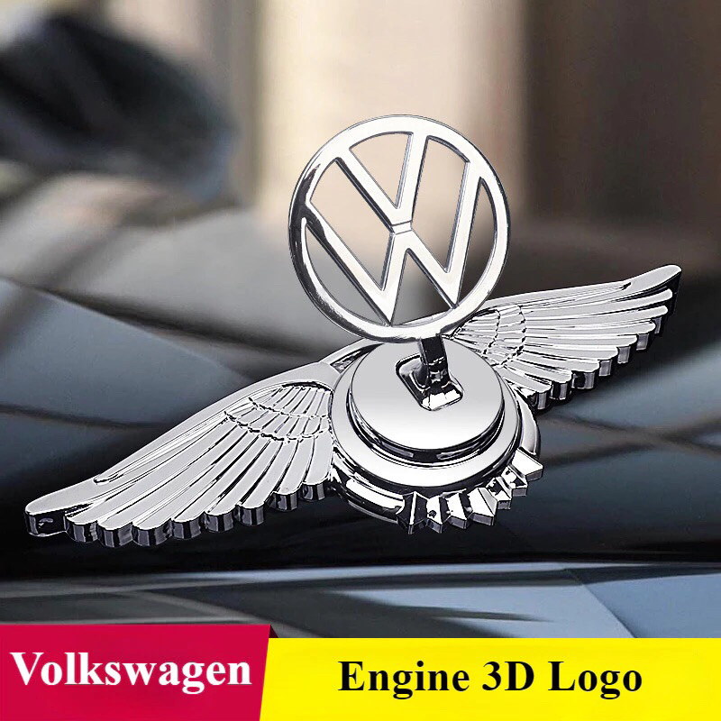 Phụ kiện dán trang trí nắp capo xe hình logo ô tô Skoda Lexus Kia Peugeot Suzuki Buick Nissan Mitsub