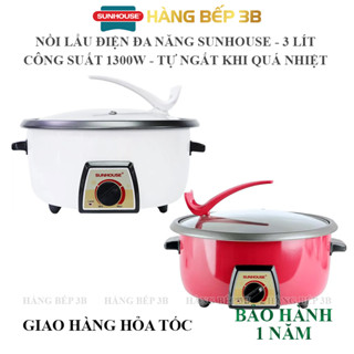 Nồi lẩu điện 3 lít Sunhouse SHD4520 / SHD4521 - mới 100%, bảo hành chính hãng 12 tháng
