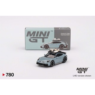 Xe Mô Hình Porsche 911 Dakar Shade Green Metalli 1:64 MiniGT