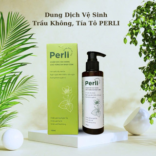 Dung dịch vệ sinh thảo mộc từ trầu không, tía tô, rau má Perli 150ml.