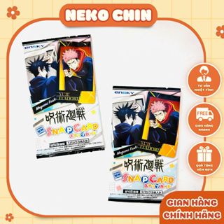[TẶNG KÈM SLEEVES] Thẻ snapmide nhân phẩm Jujutsu Kaisen vol 1