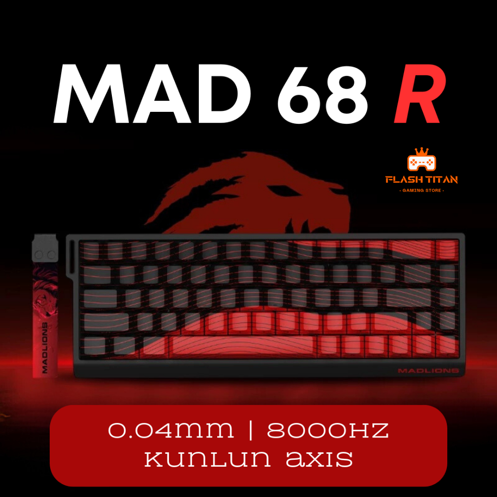 Bàn phím cơ Gaming MAD60 / MAD68 - Công nghệ Rapid Trigger -Hỗ trợ hotswap - LED RGB - 1000hz 8000hz | BigBuy360 - bigbuy360.vn