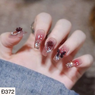    Mẫu 2026 NOEL - TẾT   Móng Tay giả Hot trend Bộ Nail Box 24-30 móng tay giả loại dài ngắn 