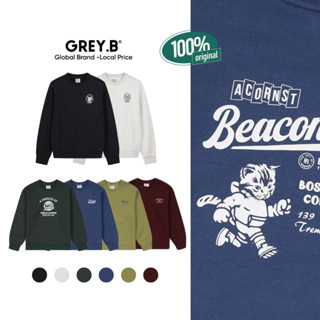 Áo Nỉ Bông PolhamxKoshort Sweater GREYB Oversize Unisex