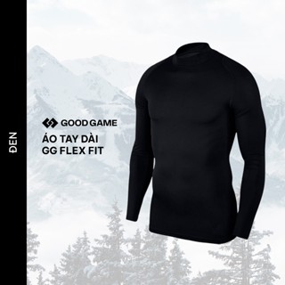 Áo thể thao tay dài GG Flex Fit cổ cao 3cm co giãn 4 chiều tập Gym Good Game