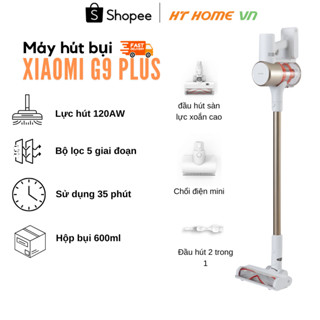 Máy hút bụi cầm tay Xiaomi Mi Vacuum Cleaner G9 Plus EU | Sức hút 120AW | Lọc HEPA | Đầu chổi 2 trong 1 - CHÍNH HÃNG.