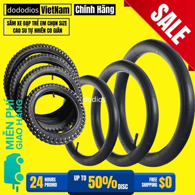 Săm Lốp Xe Đạp Trẻ Em Thể Thao Dododios Size Bánh từ 12 inch tới 20 inch - Hàng chính hãng