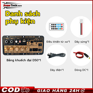 【 COD Mạch loa D10 Bluetooth 5.0 hát Karaoke công suất lớn 120w 12V 24V 220V lắp loa kéo chế loa 