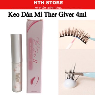 Keo Dán Mi The Giver 3 Trong 1 Gắn Mi Chùm Mi Sợi Mi Gân Trong Mi Gân Đen Siêu Đỉnh 4ml