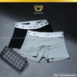 Quần lót nam COMBO 3 chiếc boxer cotton basic dễ phối đồ lịch lãm Tumcini Underwear CA3