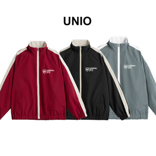 Áo khoác gió thể thao CLB Arsenal (FORM RỘNG) - 2 lớp có thể mặc được 2 mặt, chống nước, cản gió, cản bụi