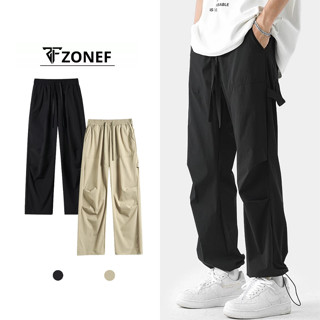 Quần Gió Nhăn Ống Rộng Unisex By Zonef Nam Nữ Menwear Pants (QG24)
