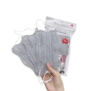 Khẩu trang cua Choice King Kua SC69-43 4 lớp King Crab hot (set 50 cái) - màu Xám