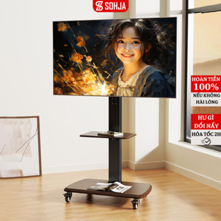  Giá treo tivi di động 55 - 85 inch kệ treo tivi có bánh xe dễ di chuyển khung thép dày SOHJA - SM173 