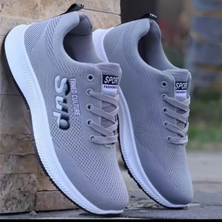  Giày thể thao nam Sneaker phong cách Hàn Quốc vải dệt kim đế cao su thoáng khí - Sport 