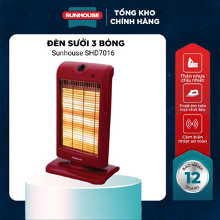 Đèn sưởi 3 bóng Sunhouse SHD7016, Máy sưởi sunhouse SHD7016, tốc độ làm ấm nhanh