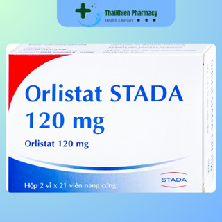Viên uống giảm cân thải mỡ Orlistat Stada 120mg (hộp 42 viên) Orlistat 120mg stada