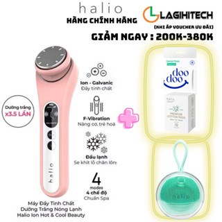  *LAGIHITECH* Máy Đẩy Tinh Chất Dưỡng Trắng Nóng Lạnh Halio Ion Hot & Cool Beauty Device Bảo hành 1 năm - Hàng Chính Hãng 