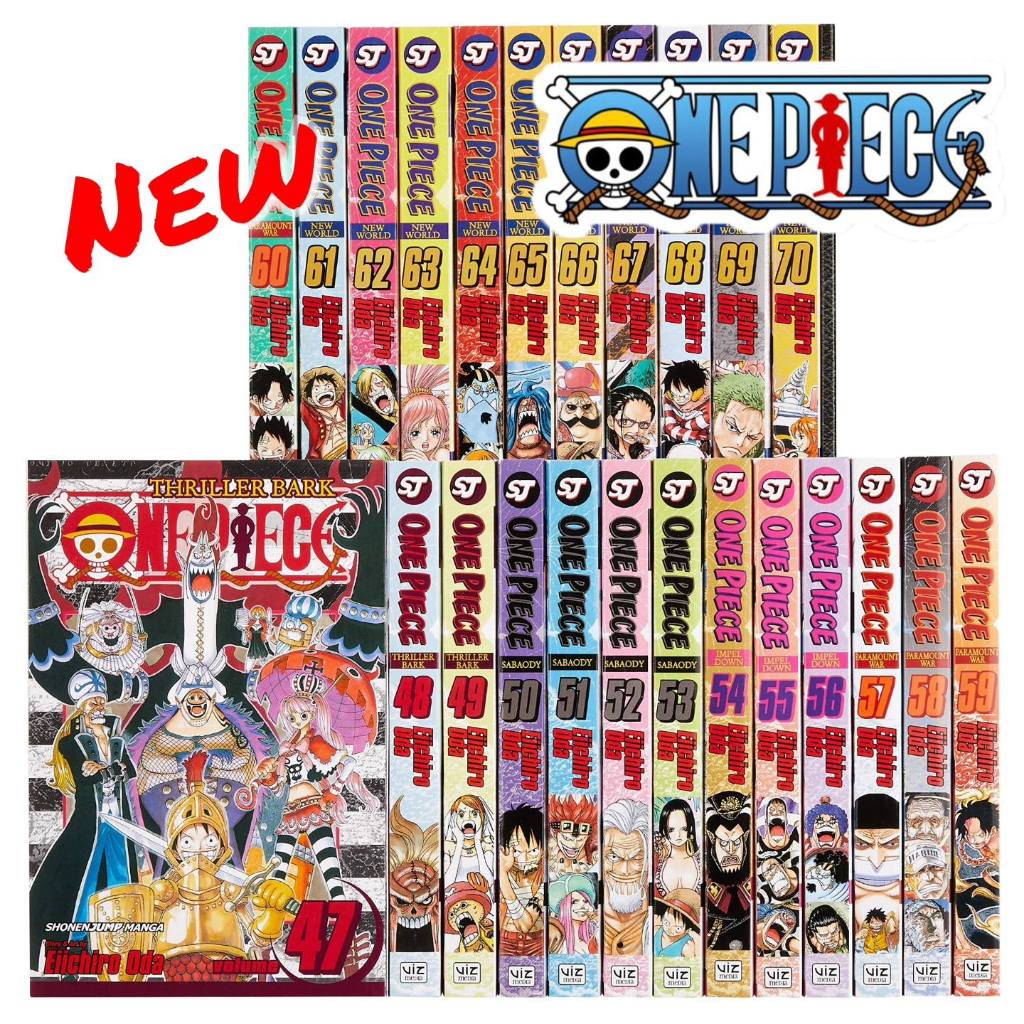 Truyện tiếng anh – One Piece đảo hải tặc (Vol 1 - 100) giấy chống lóa