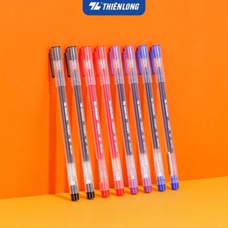 Combo 5/10/20 Bút gel Thiên Long Flexgel GEL-042 - Bút bi nước mực khô nhanh nét viết êm phù hợp cho học sinh