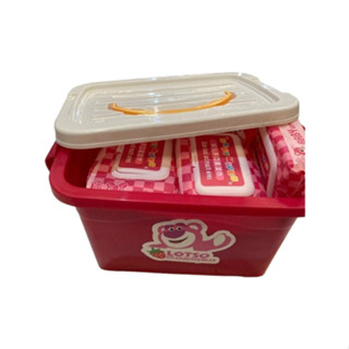 Khăn giấy ướt Gấu Hồng Kèm xô đựng Choice HTD147 không mùi an toàn cho bé