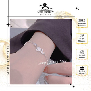 [BẠC TA] Lắc Tay Cáo Bạc Ôm Đá Bạc Ta Cho Nữ Xinh Xắn Thanh Lịch