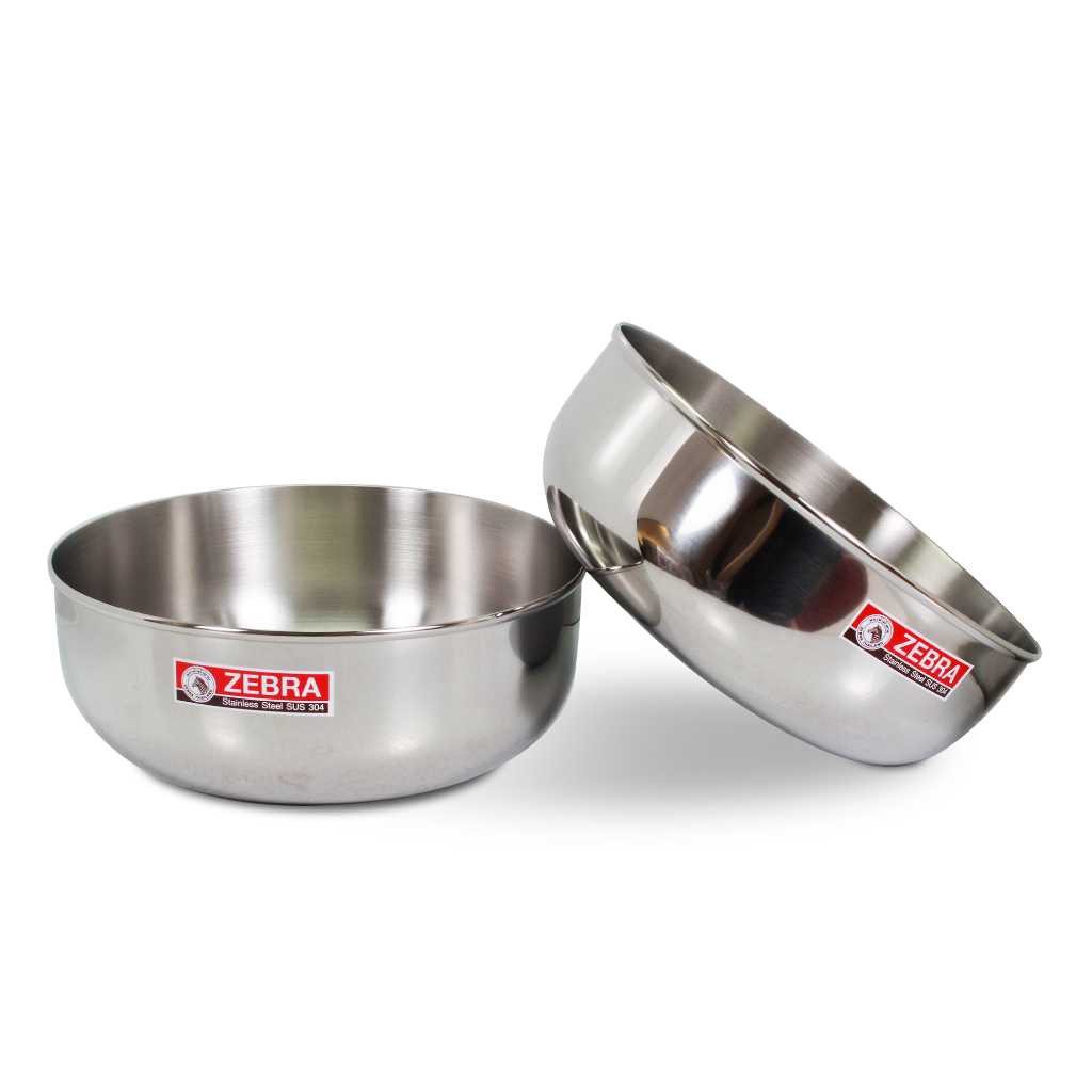 Tô inox Zebra chính hãng Thái Lan size 18cm