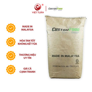  Bột Kem Không Sữa Custom Food 25kg: Pha Chế Trà Sữa Có Độ Béo Và Sánh Hòa Tan Tốt Không Át Vị Trà 