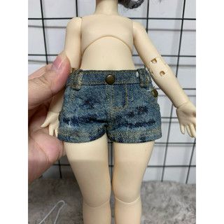 Quần jeans ngắn búp bê BJD- size 1/4