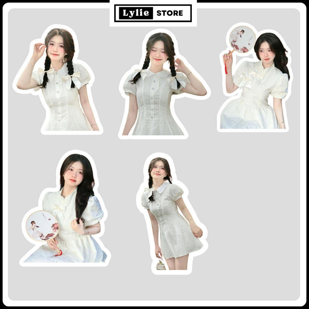 Combo 5 ảnh tách nền có keo dán sẵn in theo yêu cầu