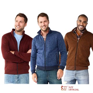   60-120kg  Áo khoác len bomber nam len nỉ siêu nhẹ bigsize Sonoma S77.SP012129 