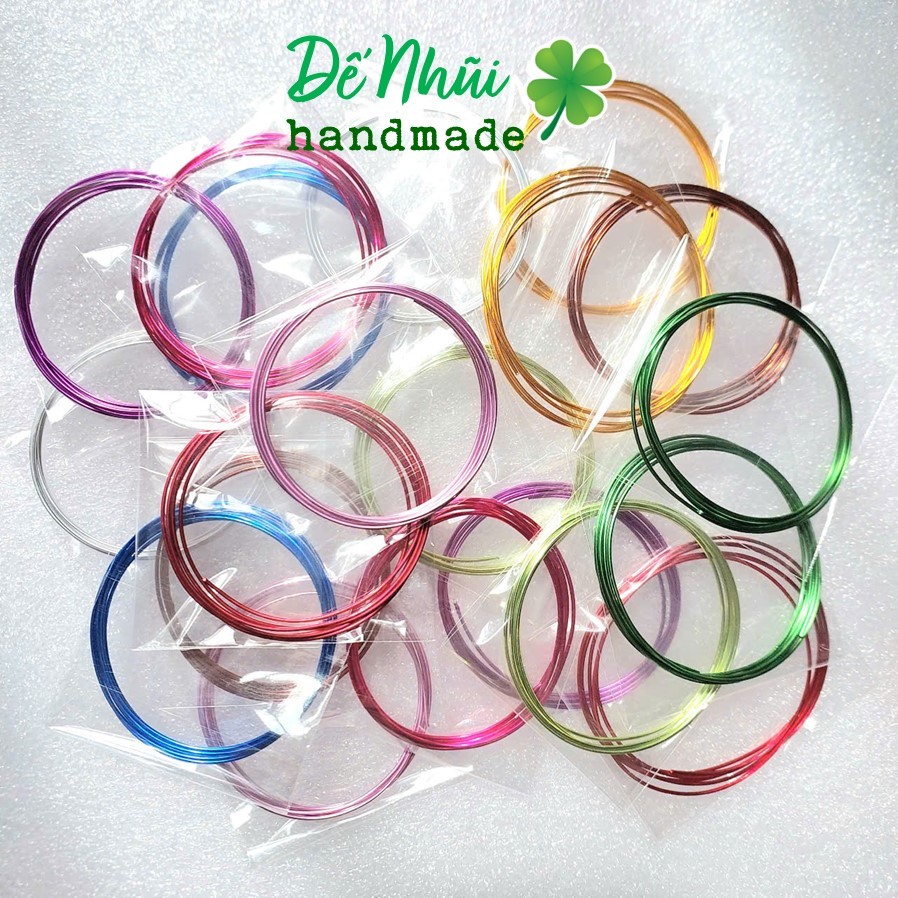9m Dây Nhôm Tráng Men Tạo Hình Mỹ Thuật Uốn Trang Sức Thủ Công