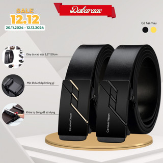  Thắt lưng nam Dabaraac da cao cấp khóa kim loại tự động không gỉ - Cam kết bảo hành 6 tháng TL74 