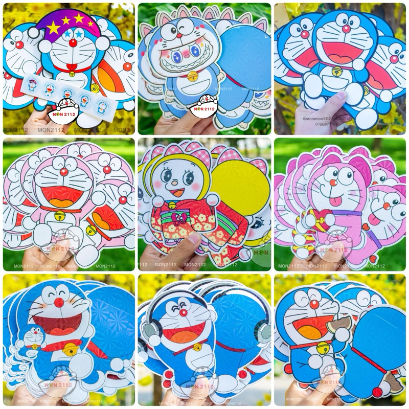 BAO LÌ XÌ BỘ 5 CÁI DORAEMON DOREMON