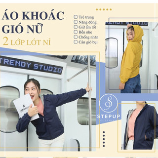 Áo khoác gió nữ lót vải Blessing 2026