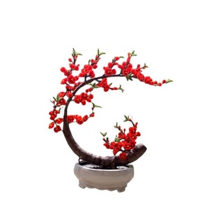  Thân cây đào cây mai bonsai trang trí tết - Gốc cây hoa mai hoa đào bonsai từ kẽm uốn cong tầng dễ dàng 