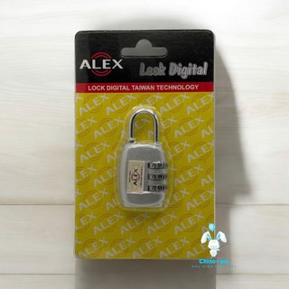 Ổ khóa ba số mini màu trơn dùng khóa vali, tủ locker...