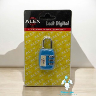 Ổ khóa ba số mini màu trơn dùng khóa vali, tủ locker...