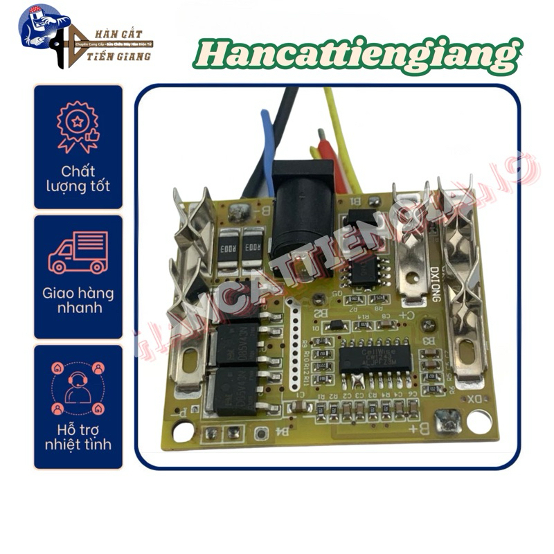 Mạch makita 5s 65a chính hãng dxiong Mạch pin Makita 5S 18V 21V 65A sạc và bảo vệ pin Lion