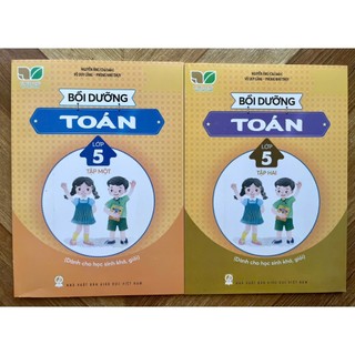 Sách - Bồi dưỡng Toán lớp 5 - Dành cho học sinh khá, giỏi Tập 1, Tập 2 - NXB Giáo dục Việt Nam